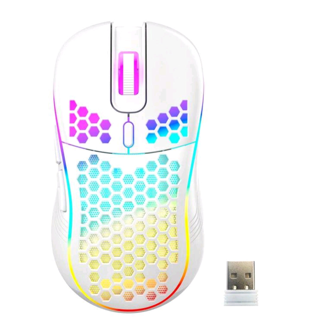 Blade D Wireless Gaming Mouse Honeycomb 2.4G USB Cordless Mouse RGB